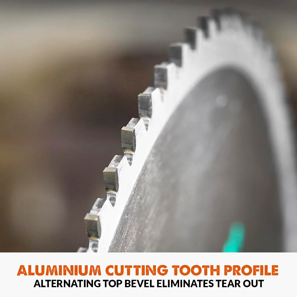Evolution 355mm Aluminium Cutting 80T TCT Chop Saw Blade - Image 3