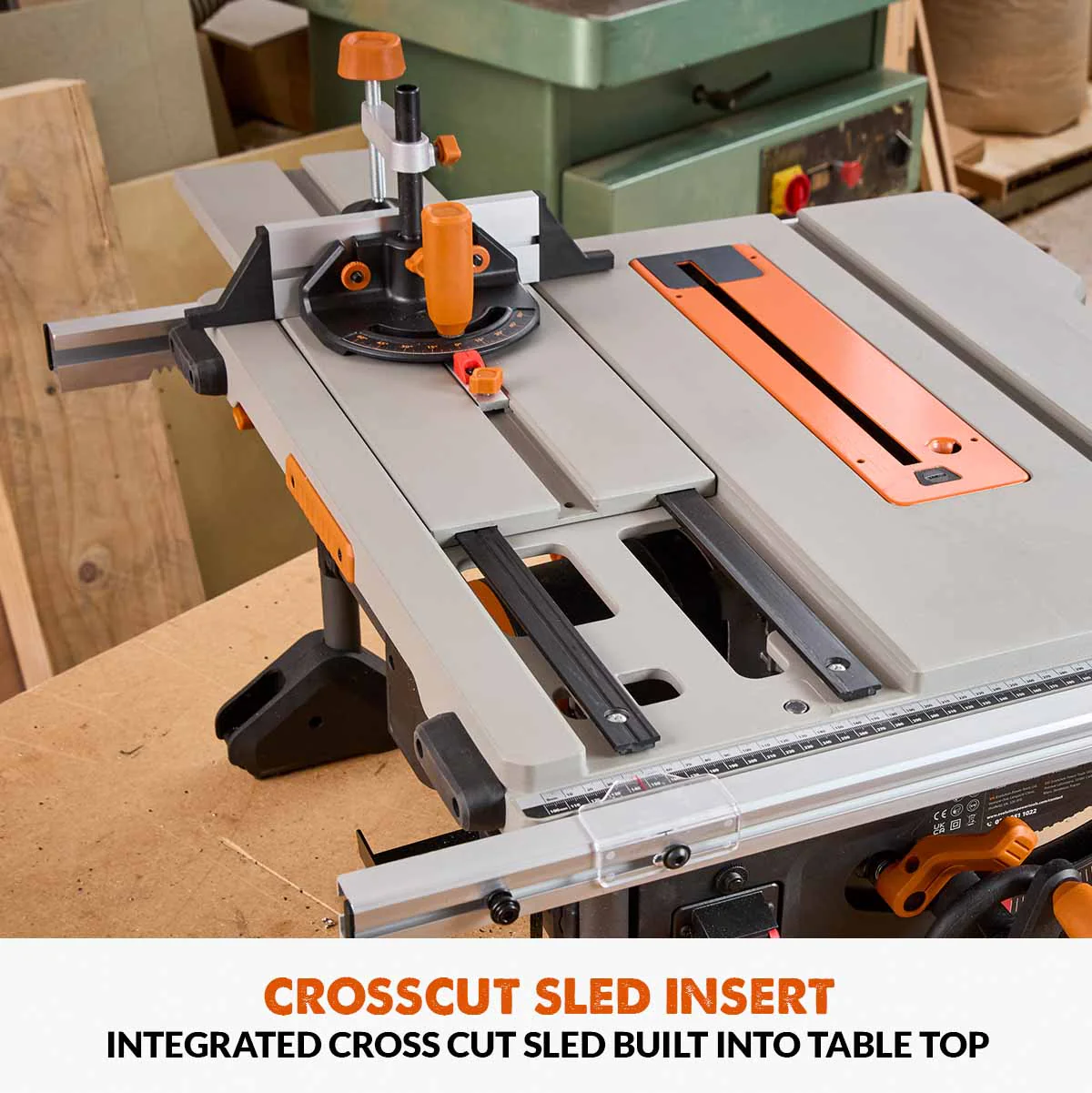 B-stock Refurbished Evolution R255TBL+ 230v Portable Jobsite Table Saw with 255mmTCT Multi-material Blade - Image 6