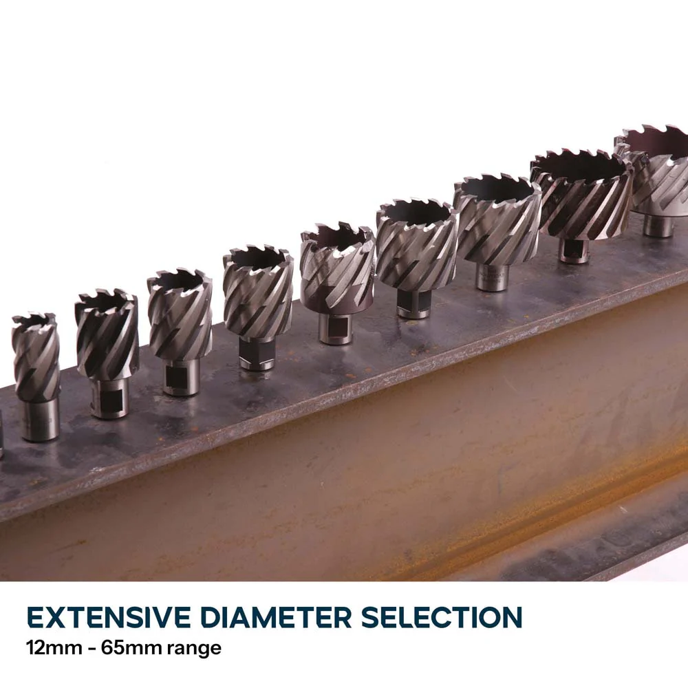 Evolution Cyclone Annular Mag Drill Cutters 12-65mm Width (50mm Max Depth) - Image 2
