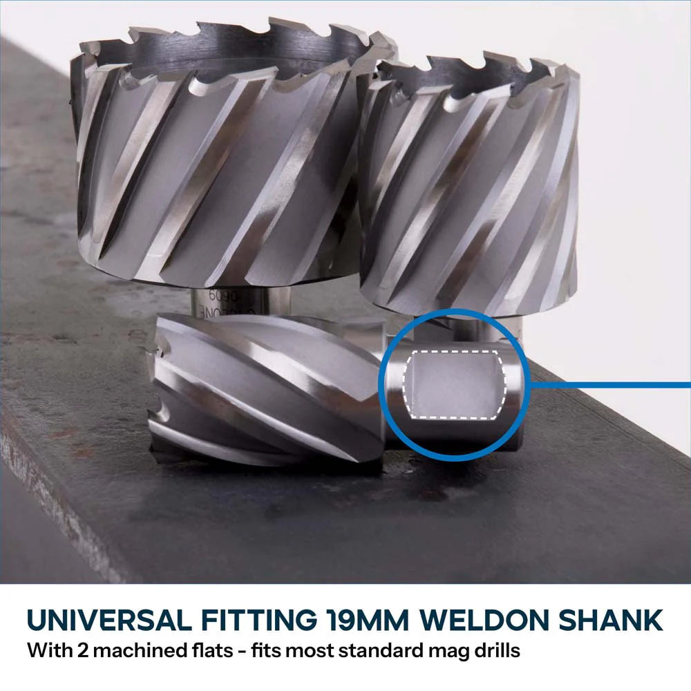 Evolution Cyclone Annular Mag Drill Cutters 12-65mm Width (50mm Max Depth) - Image 6