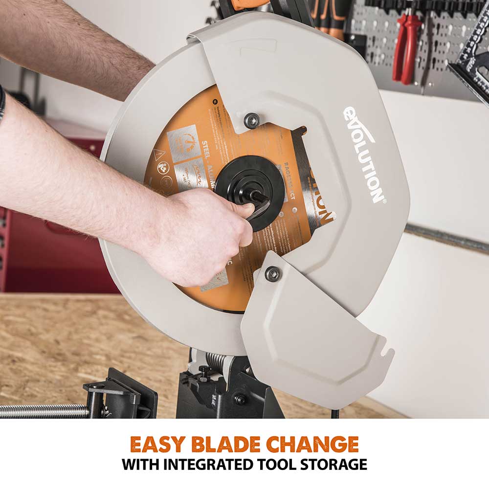 Evolution R355CPS 355mm Chop Saw and Chop Saw Stand Bundle - Image 18