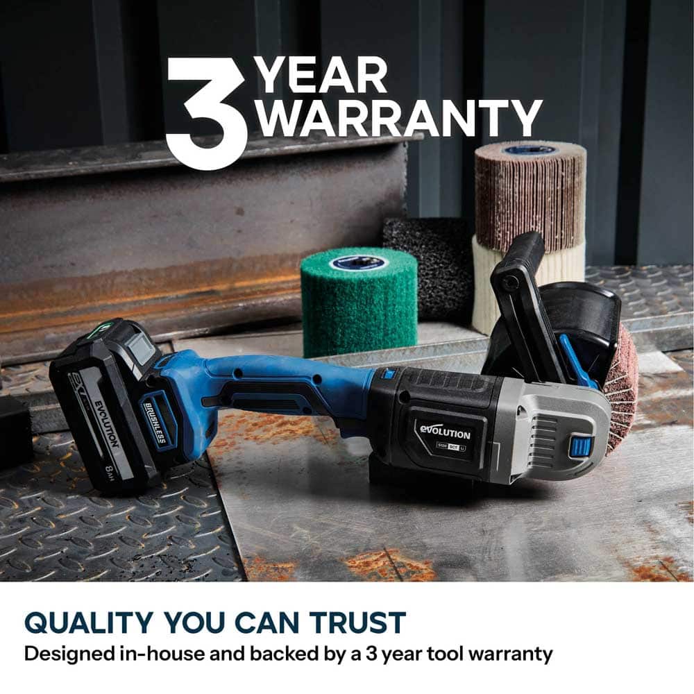 Evolution 18V Cordless Surface Conditioning Tool with Brushless Motor & 2 Drums | S120SCT-Li - Image 10