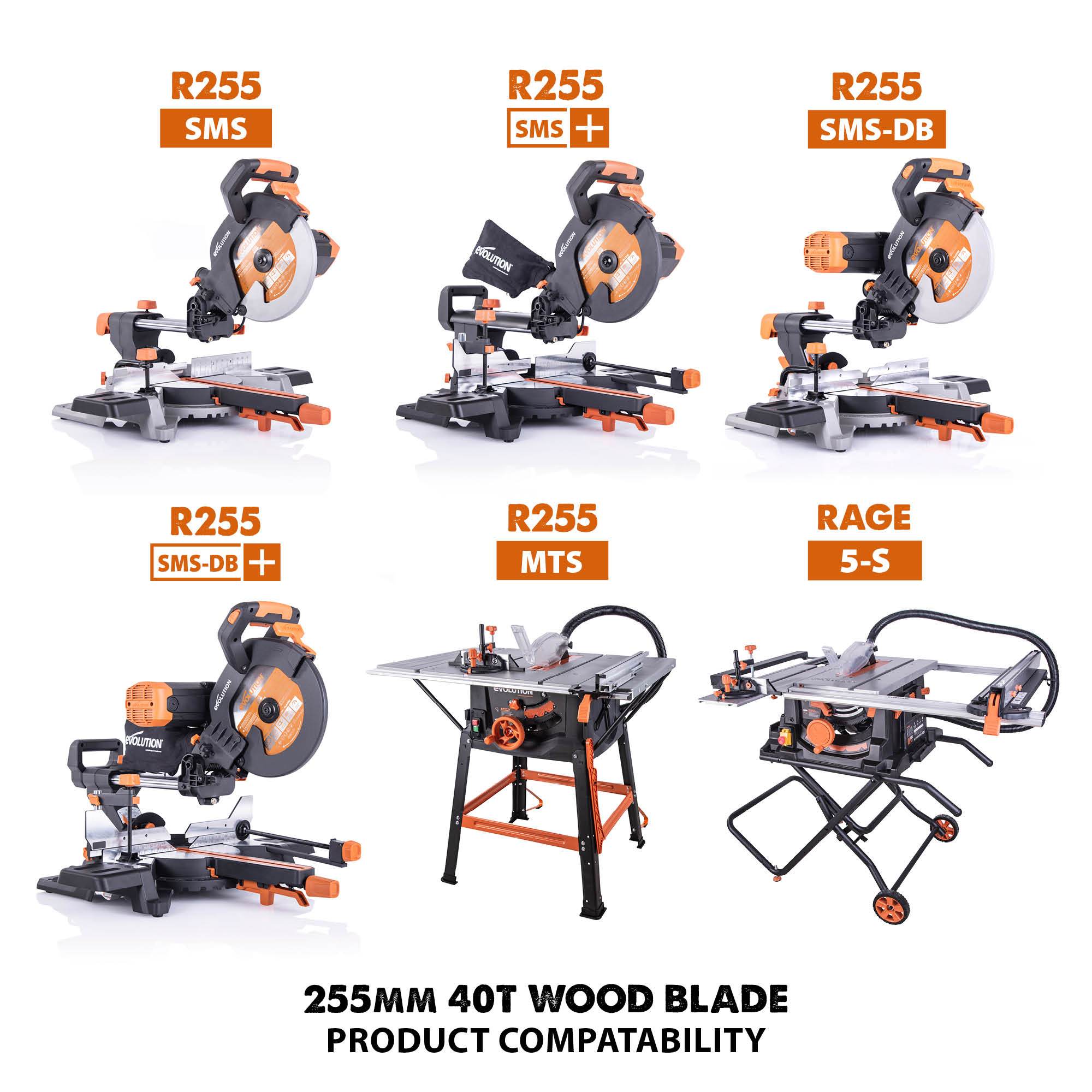 Evolution 255mm General Wood Blade 40T (Promo) - Image 4