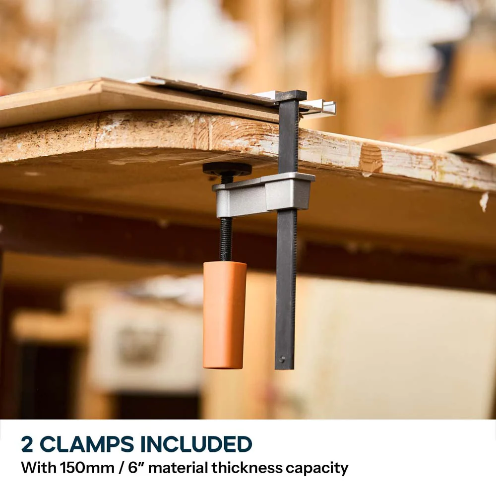 Evolution Circular Saw Track Clamps  (1 pair) Universal Fitment  (G2 versions) - Image 2