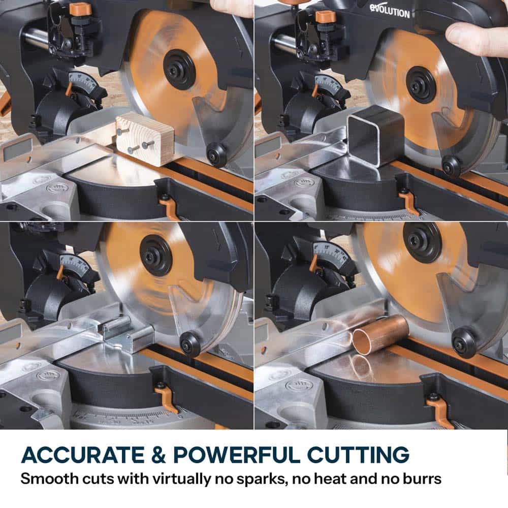 Evolution Cordless R185SMS-Li 185mm Sliding Mitre Saw & Stand Bundle - Image 5