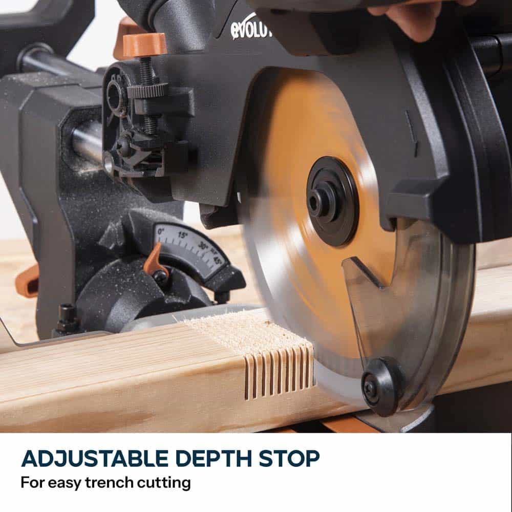 Evolution Cordless R185SMS-Li 185mm Sliding Mitre Saw & Stand Bundle - Image 8