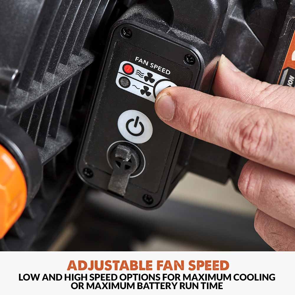 Evolution Cordless R240FAN-Li Work Fan 18v Li-Ion EXT - Image 6