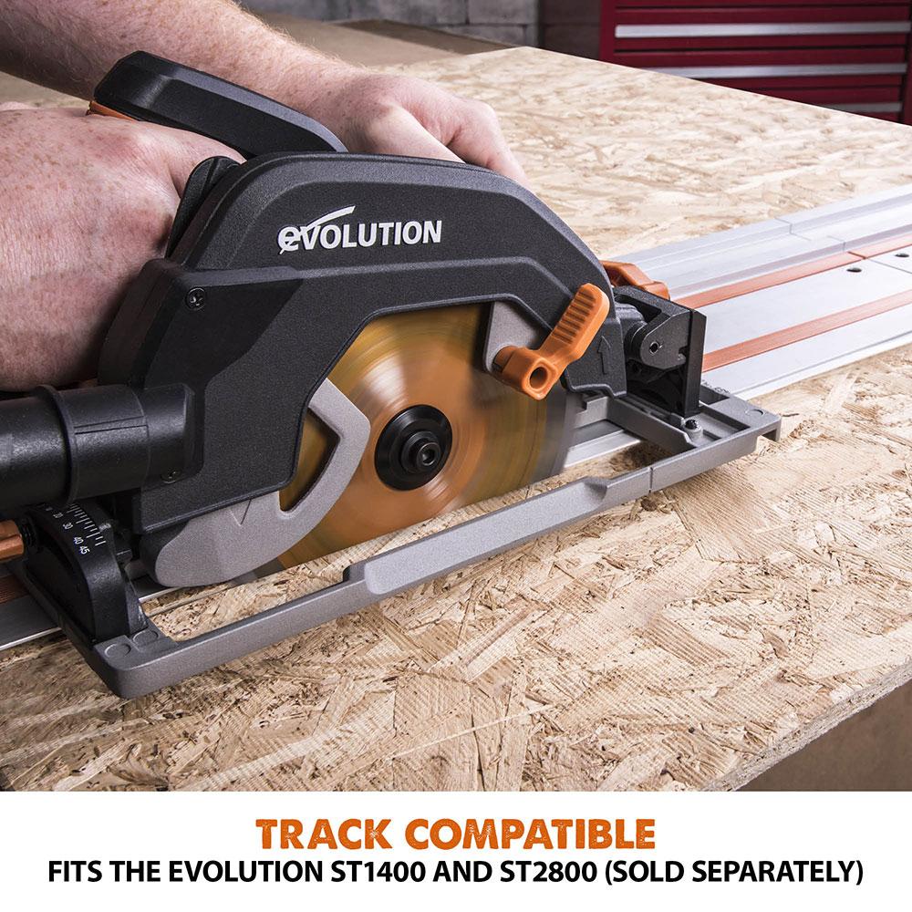 Evolution R185CCSX+ 185mm Circular Saw with TCT Multi-Material Cutting Blade (Refurbished - Like New) - Image 3