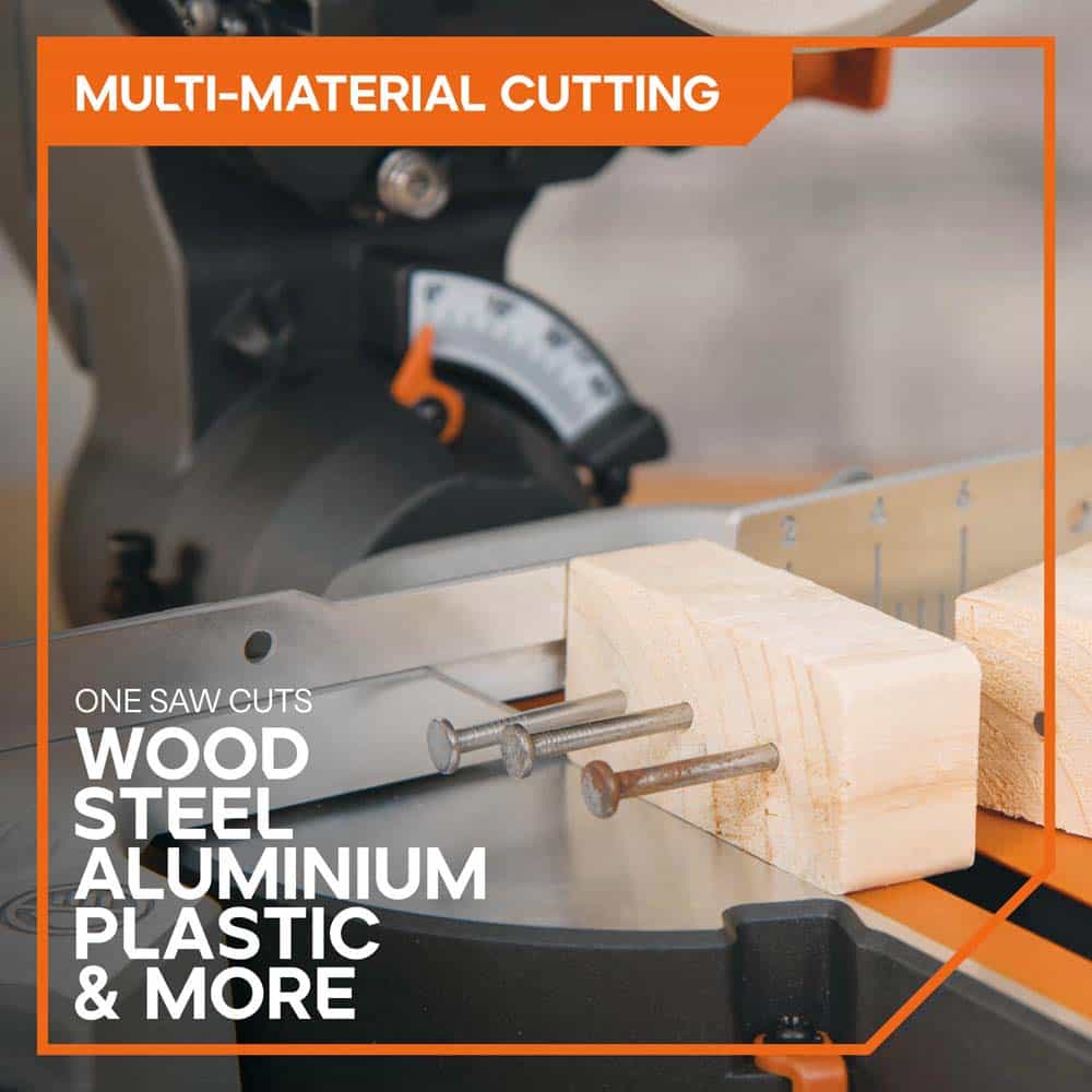 Evolution R185SMS+ 185mm Sliding Mitre Saw & Stand Bundle - Image 3