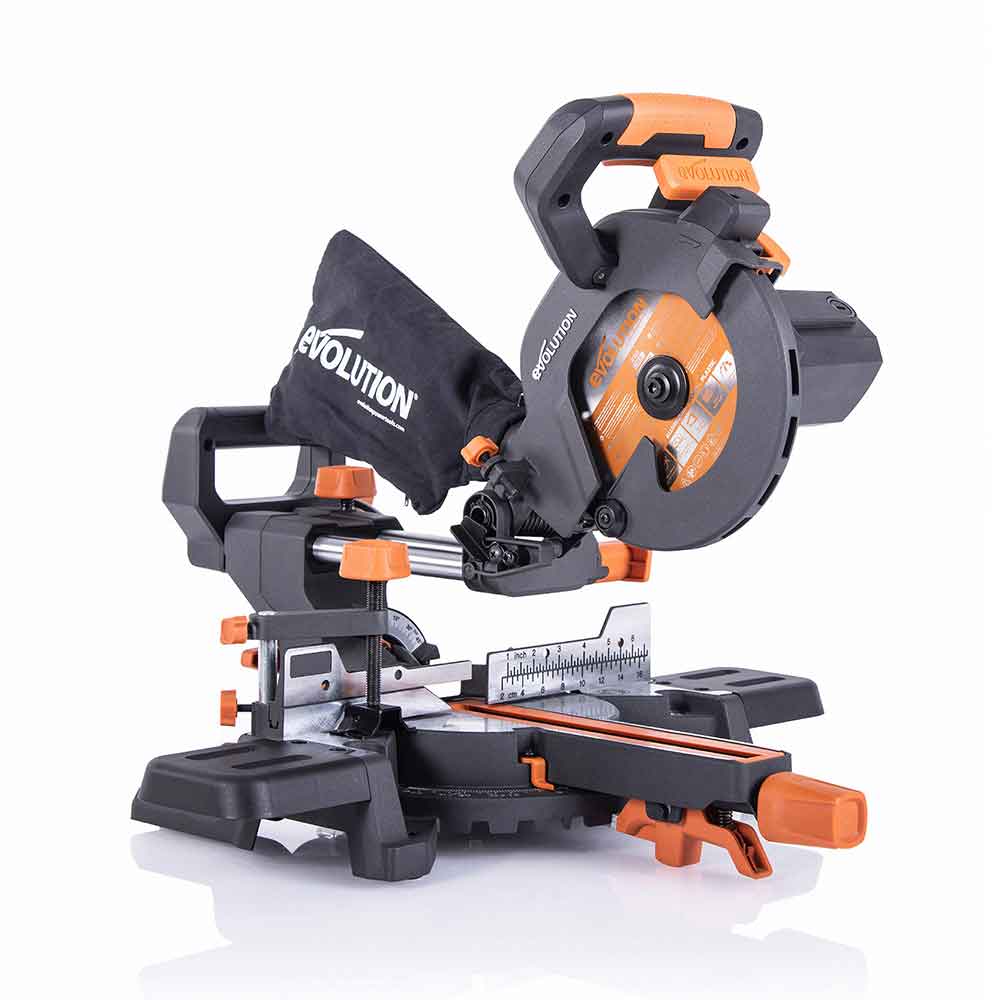 Evolution R185SMS+ 185mm Sliding Mitre Saw & Stand Bundle - Image 26