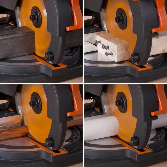 Evolution R210CMS+ Compound Mitre Saw With Extra Wood Blade Bundle - Image 3