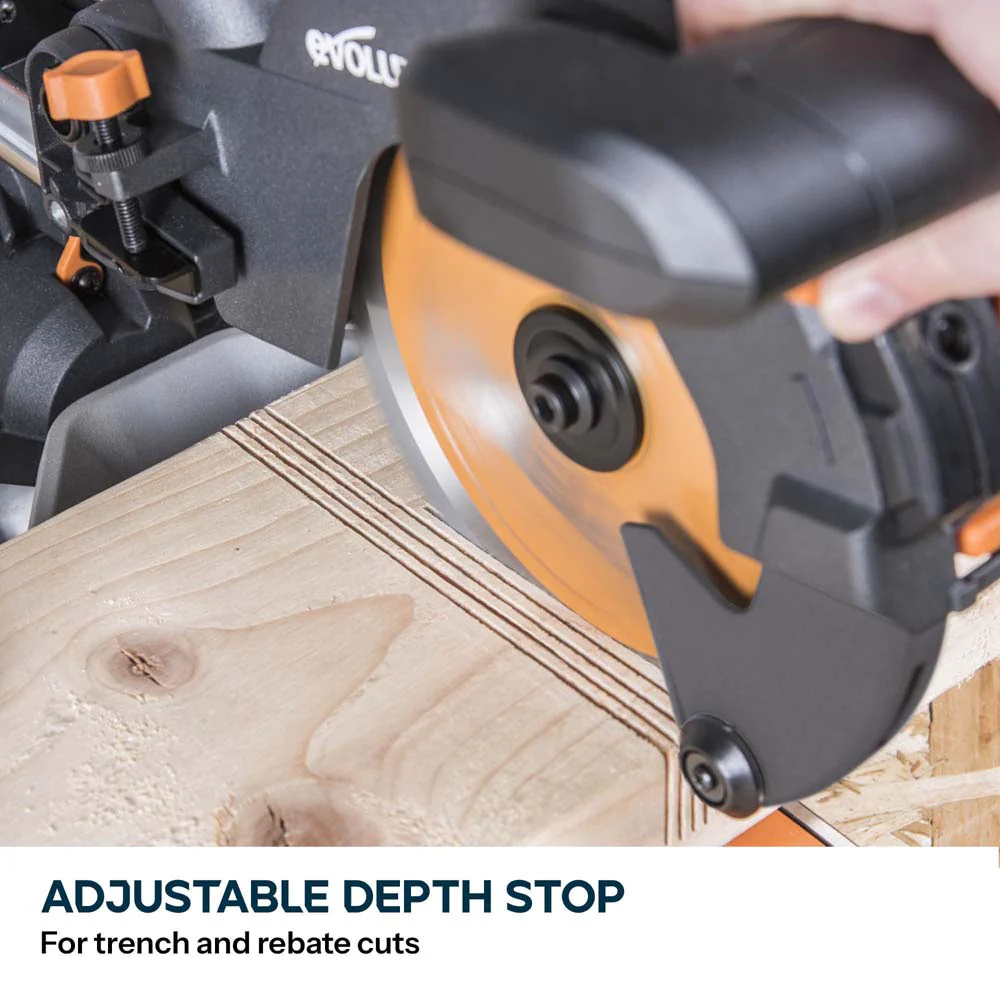 Evolution R210SMS+ 210mm Sliding Mitre Saw & Stand Bundle - Image 10