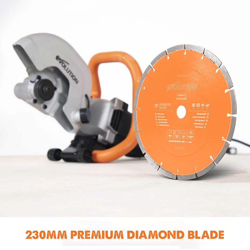 Evolution R230DCT Diamond Disc Cutter Blade Variety Pack 22.2mm Bore - Image 8