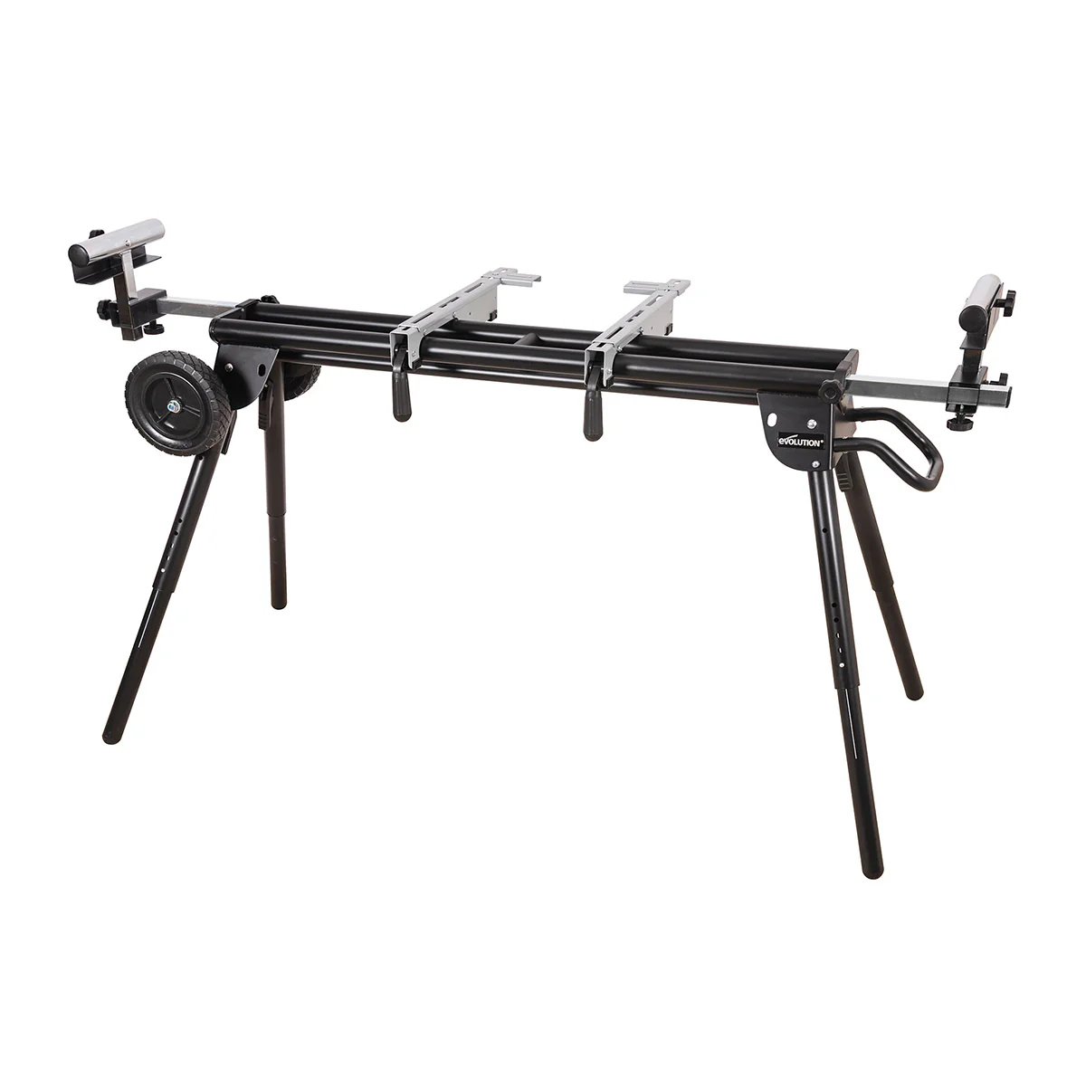 Evolution R255SMS+ 255mm Sliding Compound Mitre Saw & Evolution XL Rolling Mitre Saw Stand Bundle - Image 4