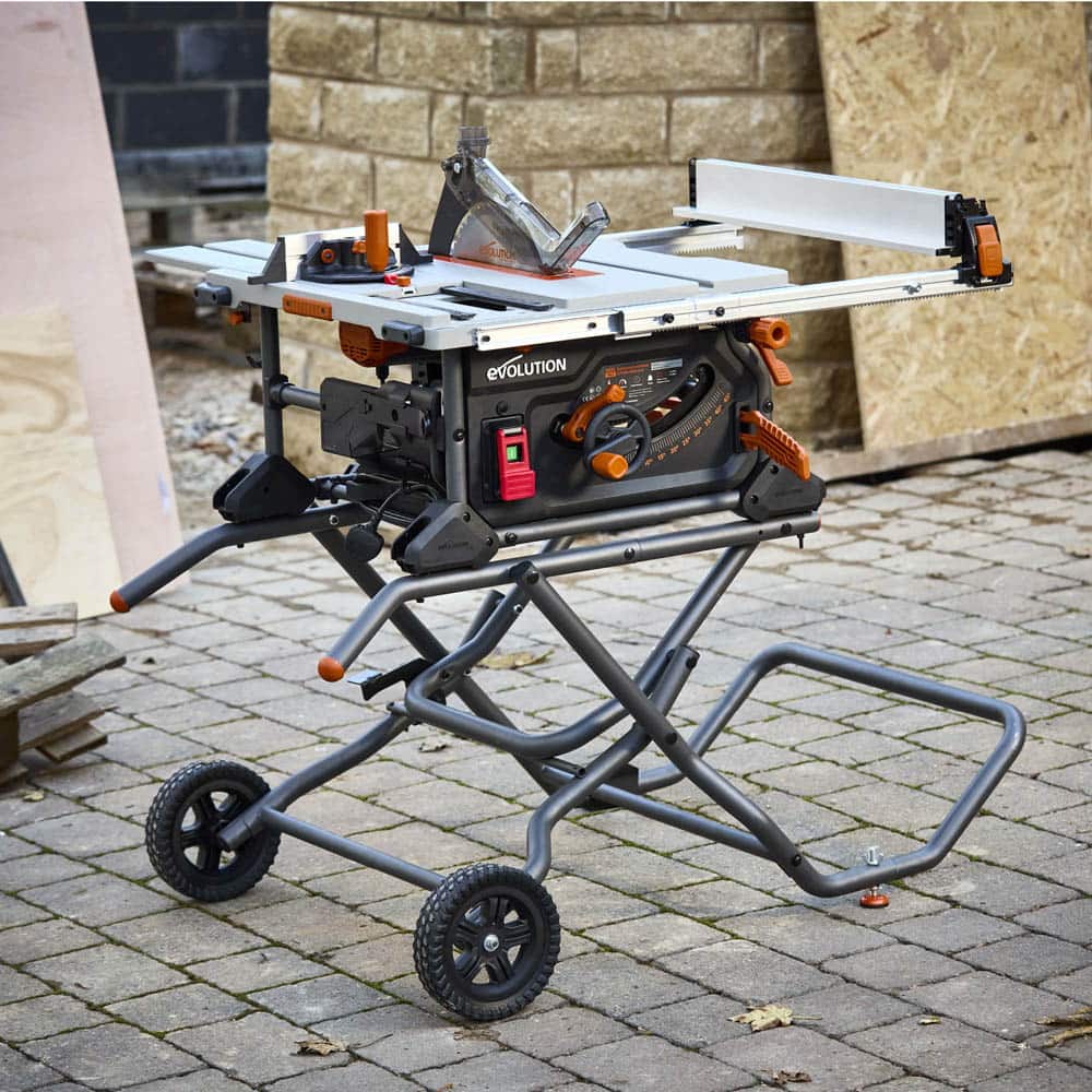 Evolution R255TBL Portable Table Saw 230v 255mm With TCT Multi-material Blade - Image 15