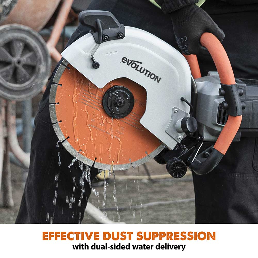 R300DCT+ Electric Disc Cutter with Hand Pump Water Bottle, Bag & Extra Blade - Image 4