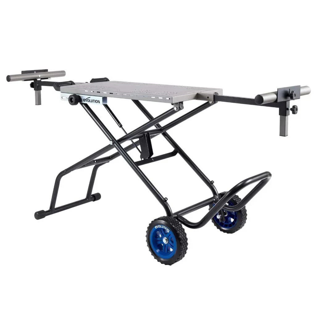 Evolution S355MCS 355mm Heavy Duty Chop Mitre Saw & Wheeled Stand Bundle - Image 3