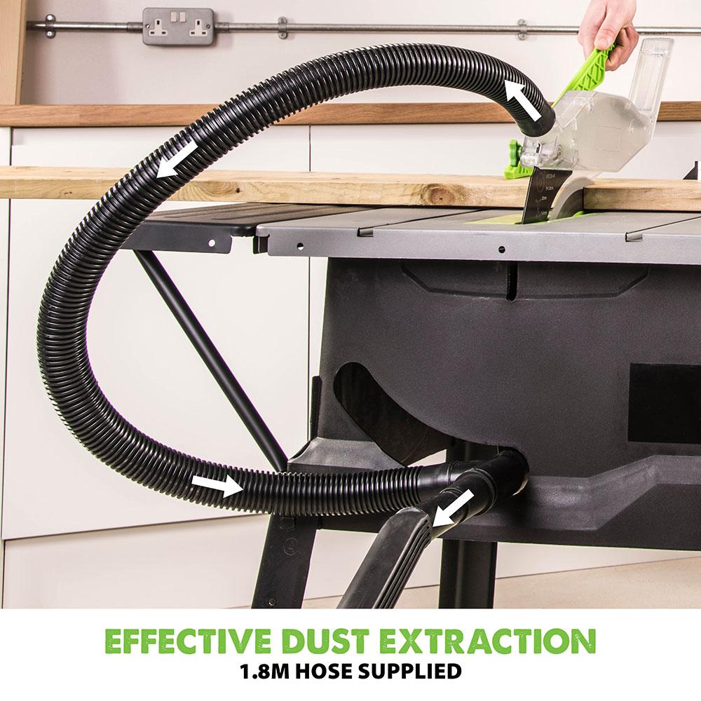 Evolution FURY5-S 255mm Table Saw With TCT Multi-Material Cutting Blade (230v) - Image 10