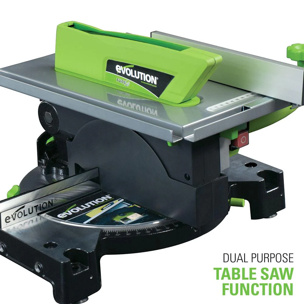 Evolution FURY6 210mm Convertible Table/Mitre Saw (230v) Discontinued - Image 3