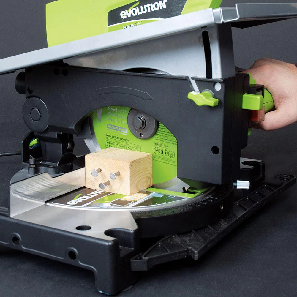 Evolution FURY6 210mm Convertible Table/Mitre Saw (230v) Discontinued - Image 4