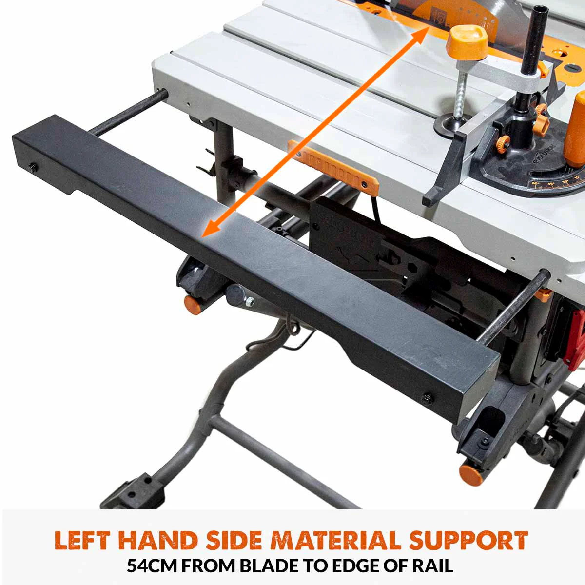 Left Side Table Extension For Evolution R255TBL/+ Portable Table Saws (promo) - Image 2