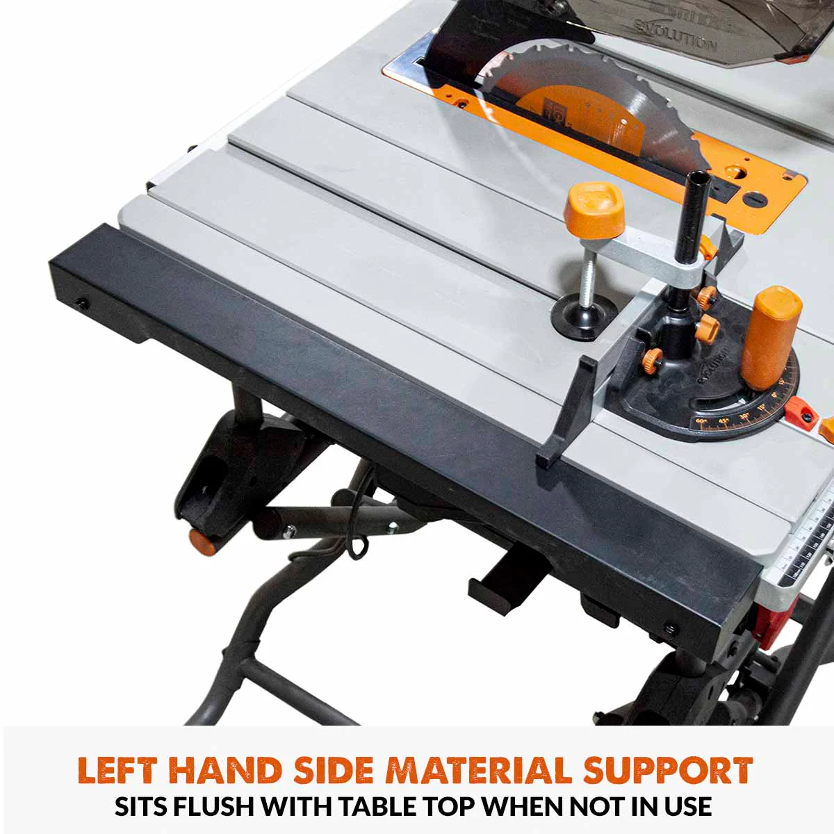 Left Side Table Extension For Evolution R255TBL/+ Portable Table Saws (promo) - Image 3