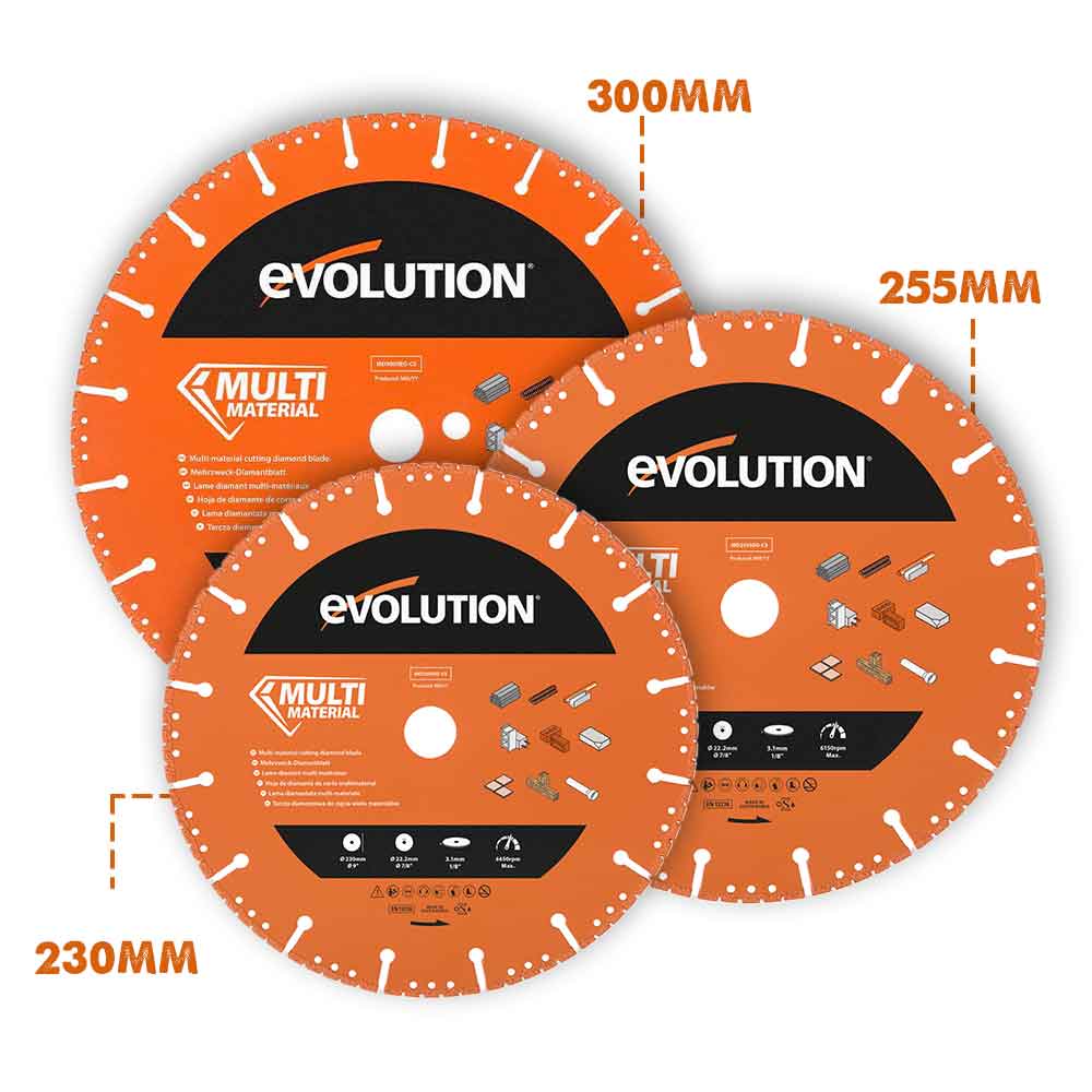 Evolution 300mm Heavy Duty Diamond Demolition Disc Cutter Blade, 22.2mm Bore - Image 4