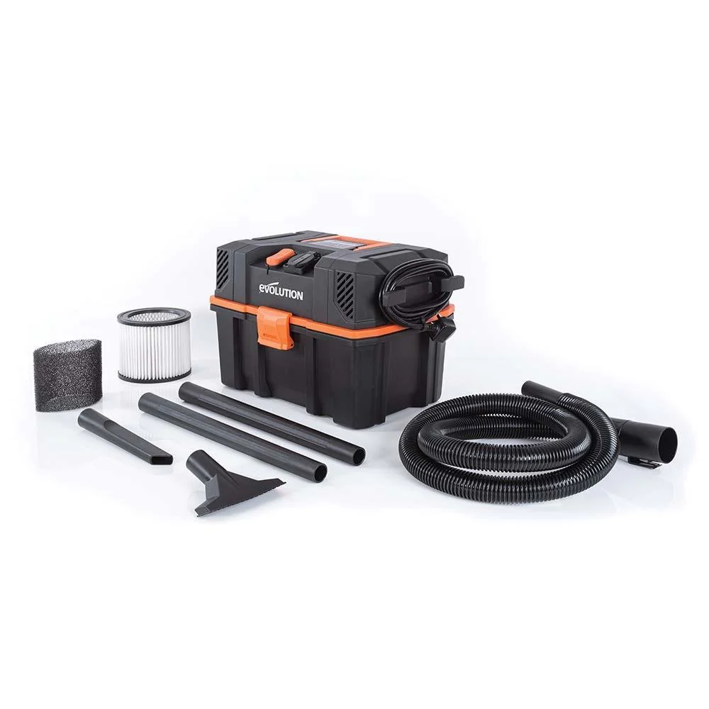 Evolution R15VAC 1000 Watt 15L Wet & Dry Workshop Vacuum Cleaner With 1700W Power Take-off - Image 2