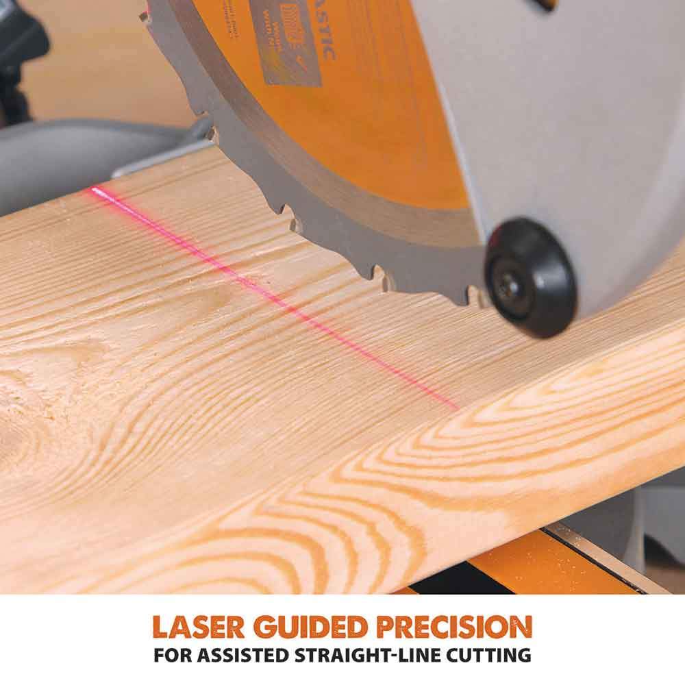 Evolution R210SMS 210mm Sliding Mitre Saw With TCT Multi-Material Cutting Blade - Image 12