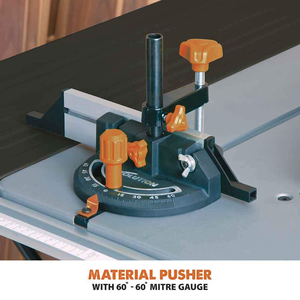 Evolution R255MTS 255mm Table Saw With TCT Multi-Material Cutting Blade (230v) - Image 8