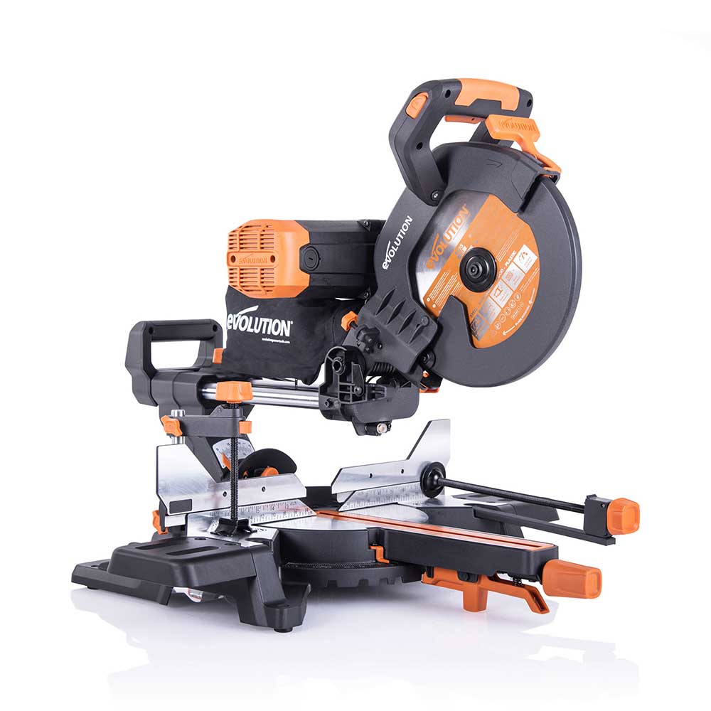 Evolution R255SMS-DB+ 255mm Double Bevel Mitre Saw & Stand Bundle - Image 27
