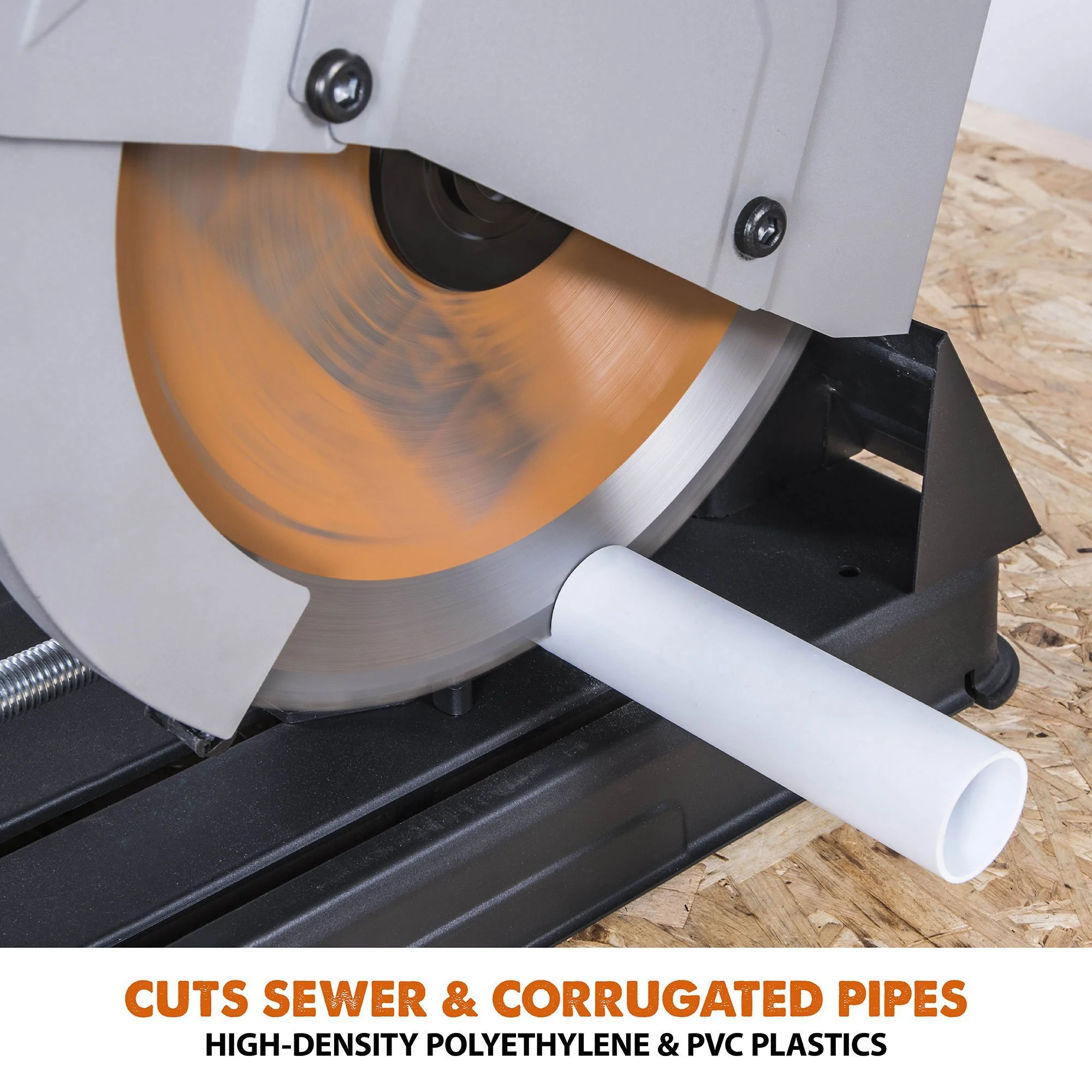 Evolution 355mm Multi-Material Chop Saw with TCT Blade for Steel, Wood & Plastic | R355CPS - Image 11