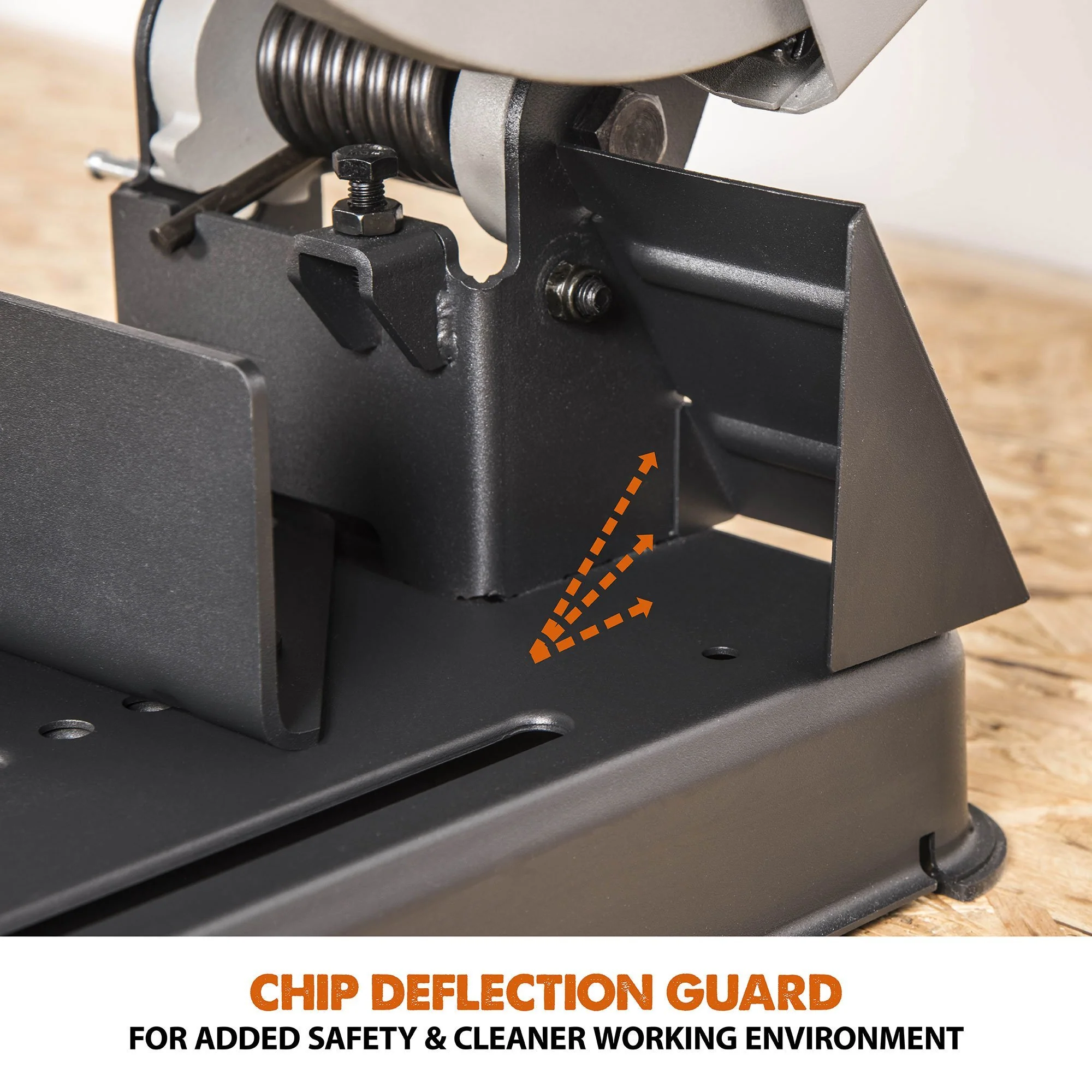 Evolution 355mm Multi-Material Chop Saw with TCT Blade for Steel, Wood & Plastic | R355CPS - Image 18