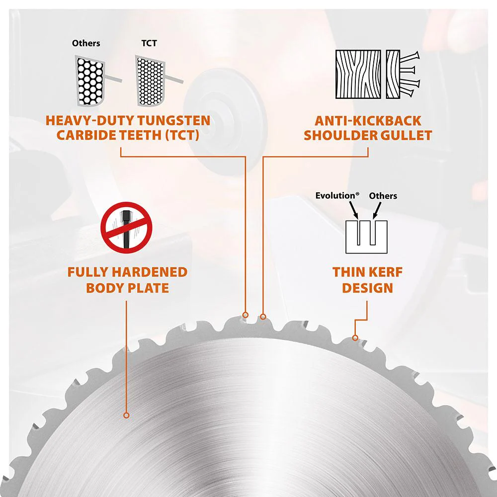 Evolution 210mm Multi-Material Cutting 24T Blade - Image 5