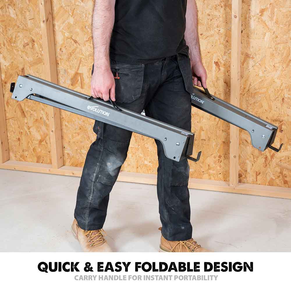 Evolution Metal Saw Horse With Folding Legs 500kg Max Load(Twin-Pack) - Image 3