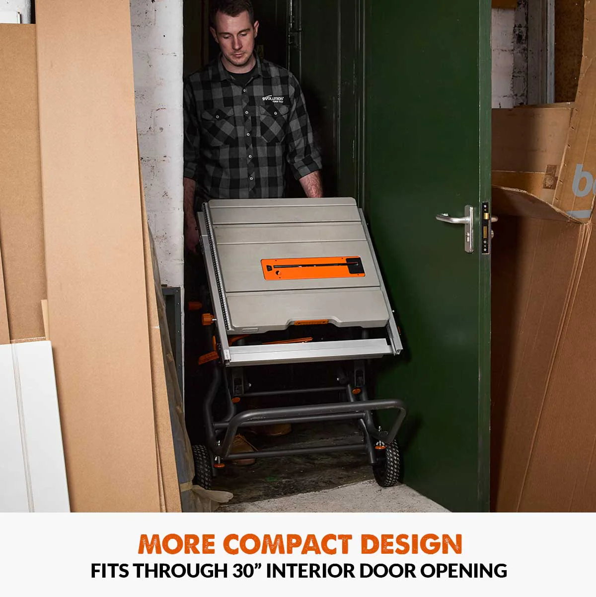 Evolution Compact Folding Wheeled Stand For R255TBL Table Saw - Image 5
